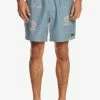 Nouveau 💯 Quiksilver MIX - Short De Bain - Captains Blue 🔔