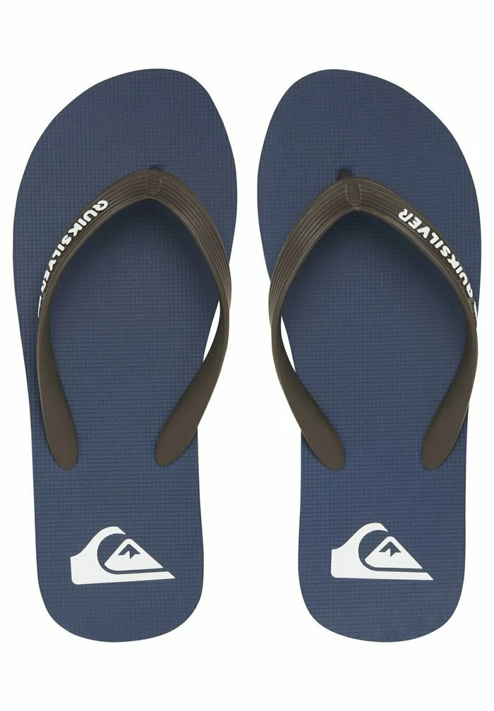 Promo 😍 Quiksilver MOLOKAI - Tongs - Blue/brown/blue ❤️ 1 Promo 😍 Quiksilver MOLOKAI - Tongs - Blue/brown/blue ❤️