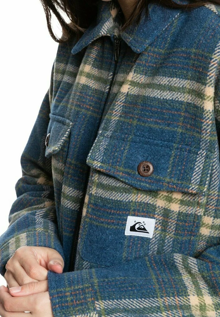 Promo 🧨 Quiksilver SOFT MOOD - Veste Mi-saison - Dark Denim Soft Mood Check 😀 5 Promo 🧨 Quiksilver SOFT MOOD - Veste Mi-saison - Dark Denim Soft Mood Check 😀 – Image 5