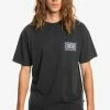 Le moins cher 🔥 Quiksilver ELECTRIC FEEL - T-shirt Imprimé - Black ⭐