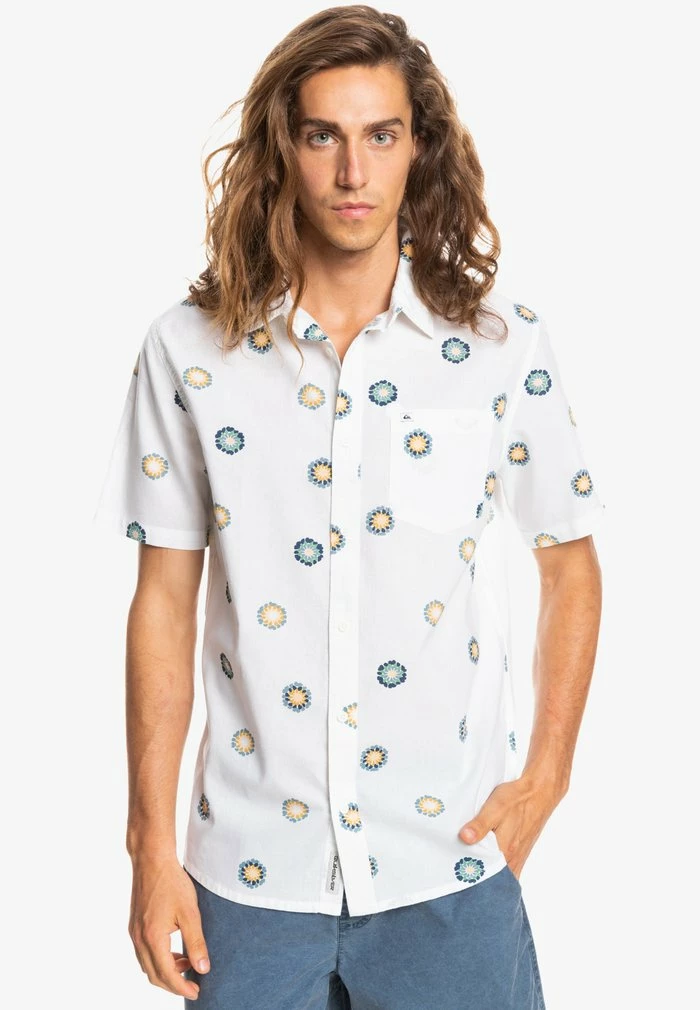 Nouveau ⌛ Quiksilver COSMOS KURZÄRMLIGES - Chemise - Green 💯 1 Nouveau ⌛ Quiksilver COSMOS KURZÄRMLIGES - Chemise - Green 💯