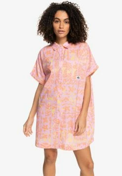 Promo 😍 Quiksilver Robe Chemise - Tropical Trip Orchid Flower 🔥