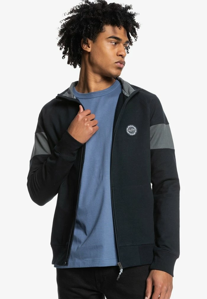 De gros 😍 Quiksilver MYSTIC - Sweat à Capuche Zippé - Black 👍 1 De gros 😍 Quiksilver MYSTIC - Sweat à Capuche Zippé - Black 👍