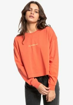 Meilleure affaire 🤩 Quiksilver T-shirt à Manches Longues - Guava 🌟