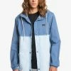 Tout neuf 🔥 Quiksilver Veste Légère - Faded Denim 👍