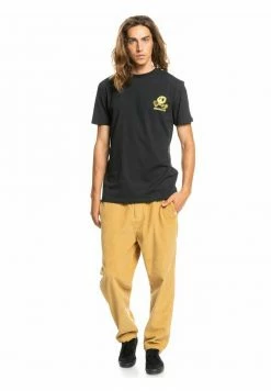 Remise ❤️ Quiksilver NEW WORLD POUR EQYZT - T-shirt Imprimé - Black 🧨 -Quiksilver Soldes Boutique 0eeaad80f0ba43d28e08eed8d9c1e62f