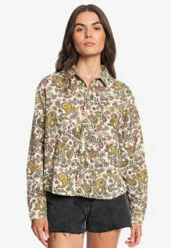 Offres ✨ Quiksilver PAISLEY PARK - T-shirt à Manches Longues - Macadamia Paisley Park 👏