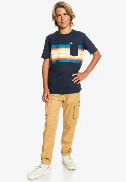 Grosses soldes 😀 Quiksilver TO SURF FOR YOUTH - Pantalons Outdoor - Prairie Sand 🛒