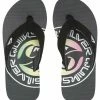 Sortie 🧨 Quiksilver MOLOKAI LAYBACK - Chaussons - Grey/green/grey 😀