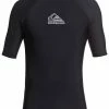 De gros 🛒 Quiksilver T-shirt De Surf - Black 🧨
