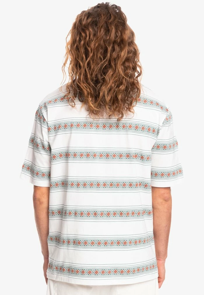 Meilleure vente 😍 Quiksilver HACKY DREADS - T-shirt Imprimé - Antique White Hacky Dreads 🧨 2 Meilleure vente 😍 Quiksilver HACKY DREADS - T-shirt Imprimé - Antique White Hacky Dreads 🧨 – Image 2