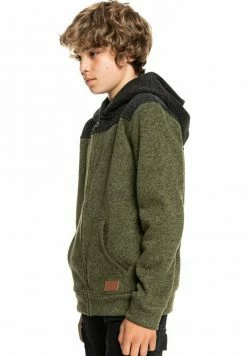 Promo 🧨 Quiksilver Sweat à Capuche Zippé - Four Leaf Clover 👏 -Quiksilver Soldes Boutique 1367fdf92af14ec9821a220507efa44b