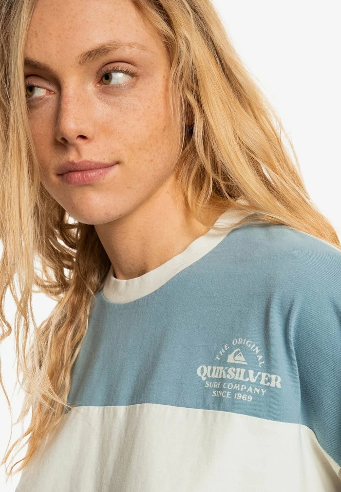 Nouveau 🤩 Quiksilver T-shirt à Manches Longues - Mottled Royal Blue 🌟 4 Nouveau 🤩 Quiksilver T-shirt à Manches Longues - Mottled Royal Blue 🌟 – Image 4