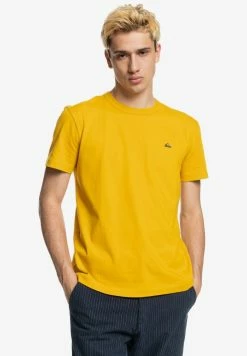 Meilleure vente 🧨 Quiksilver ESSENTIALS - T-shirt Basique - Nugget Gold 👏