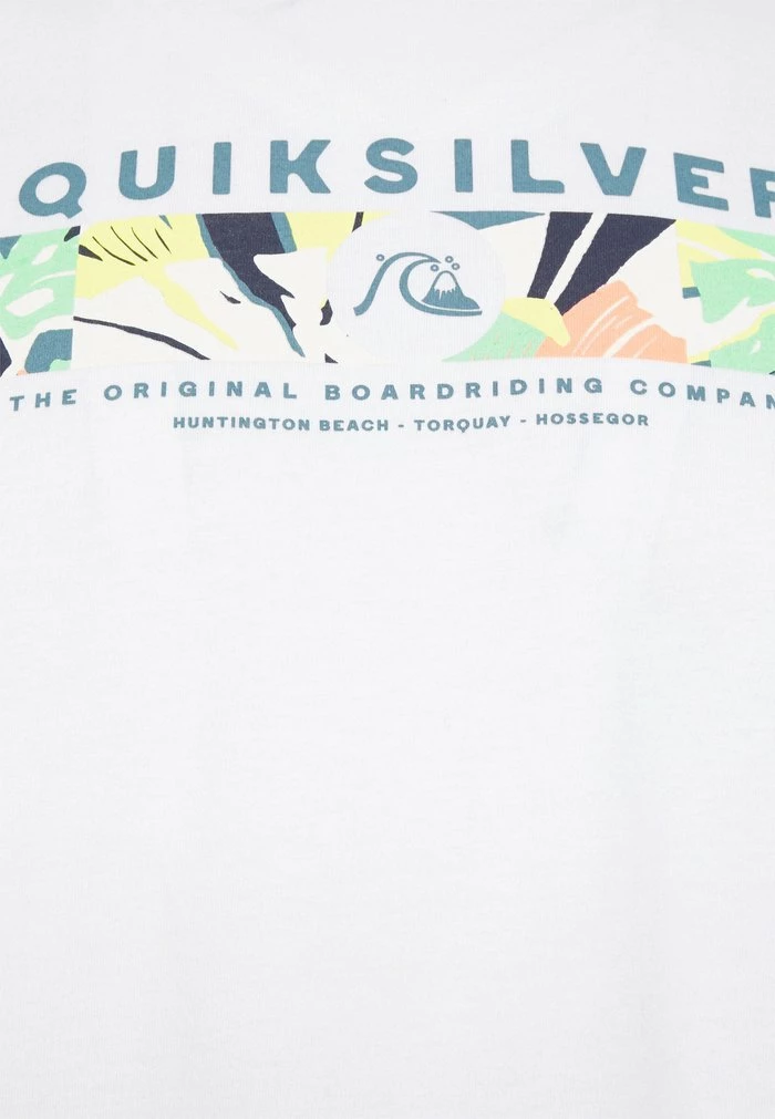 Offres 👏 Quiksilver WRAP IT UP - T-shirt Imprimé - White 🌟 3 Offres 👏 Quiksilver WRAP IT UP - T-shirt Imprimé - White 🌟 – Image 3