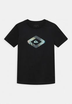 Offres 😀 Quiksilver LET IT RIDE SS YTH - T-shirt Imprimé - Black 🧨