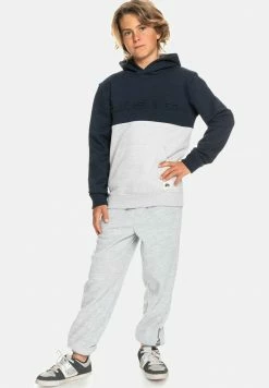 Sortie 🎉 Quiksilver EMBOSS HOOD YOUTH - Sweat à Capuche - Navy Blazer ✔️