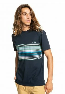 Tout neuf 👏 Quiksilver RYTHMIC STRIPE - T-shirt Imprimé - Navy Blazer 😀 -Quiksilver Soldes Boutique 1c20edcb0fbc442f99d209ccdf2df6ea