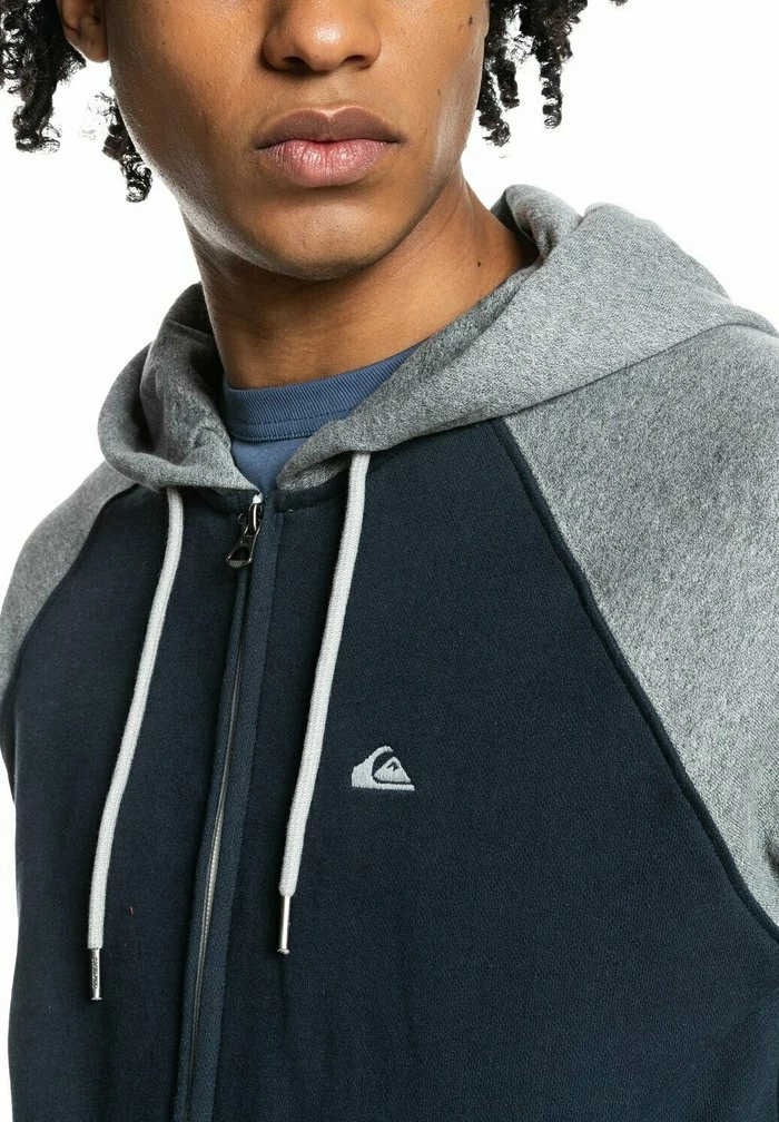 Le moins cher ⭐ Quiksilver ESSENTIALS ZIP RAGLAN - Sweat à Capuche Zippé - Navy Blazer 👏 5 Le moins cher ⭐ Quiksilver ESSENTIALS ZIP RAGLAN - Sweat à Capuche Zippé - Navy Blazer 👏 – Image 5