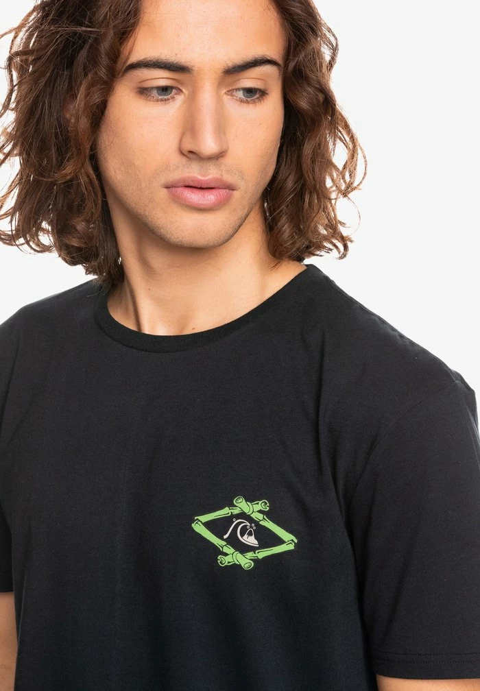 Acheter 🧨 Quiksilver LAST SET - T-shirt Imprimé - Black 🔥 4 Acheter 🧨 Quiksilver LAST SET - T-shirt Imprimé - Black 🔥 – Image 4