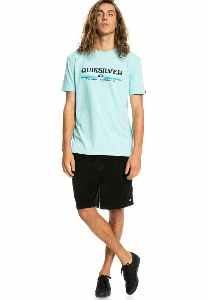 Acheter ⌛ Quiksilver LINED UP - T-shirt Imprimé - Blue 🎁 3 Acheter ⌛ Quiksilver LINED UP - T-shirt Imprimé - Blue 🎁 – Image 3