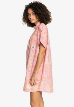 Promo 😍 Quiksilver Robe Chemise - Tropical Trip Orchid Flower 🔥 -Quiksilver Soldes Boutique 1d47720b229b4dfb9d5792606a8b7bf7