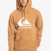 Top 10 ❤️ Quiksilver BIG LOGO HOODIE - Sweat à Capuche - Chipmunk ❤️