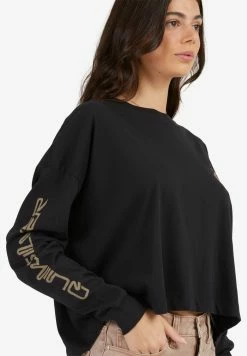 Vente flash 🎁 Quiksilver T-shirt à Manches Longues - Black ✔️ -Quiksilver Soldes Boutique 21591066344944e5ad26ad18587e9a4c