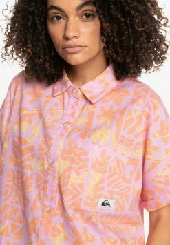Promo 😍 Quiksilver Robe Chemise - Tropical Trip Orchid Flower 🔥 -Quiksilver Soldes Boutique 2244ecdceacf4995a9885b49f2dbca0e