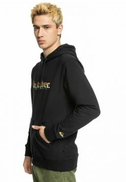 Vente flash 😍 Quiksilver Sweat à Capuche - Black ⭐ -Quiksilver Soldes Boutique 22686305cc0e4cd8aaf8391f765507f7