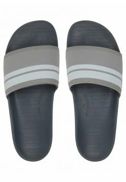 Offres 🤩 Quiksilver RIVI SLIDE - Sandales De Bain - Grey/grey/orange 🛒 -Quiksilver Soldes Boutique 228c8b2927084a1ca61db168df319d0f