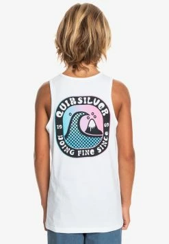 Remise ❤️ Quiksilver ANOTHER STORY - Débardeur - White 🤩 -Quiksilver Soldes Boutique 22a93364fca945999cff1cffbc736223