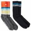 Remise 💯 Quiksilver 2 PACK - Chaussettes - Charcoal Heather 🌟