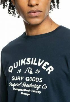 Meilleure vente 🎉 Quiksilver CLOSED TION - T-shirt à Manches Longues - Navy Blazer ✔️ -Quiksilver Soldes Boutique 22f2ec4fa9eb44fbb303e19b2152854e