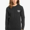 Nouveau ❤️ Quiksilver T-shirt à Manches Longues - Black ✔️