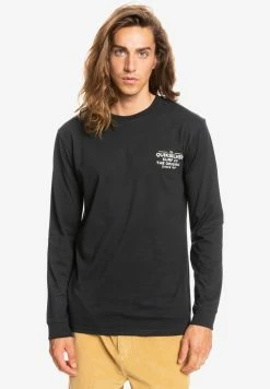 Nouveau ❤️ Quiksilver T-shirt à Manches Longues - Black ✔️
