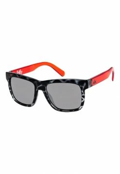 Coupon ⭐ Quiksilver BALKY - Lunettes De Soleil - Shiny Black Tort/flash Silver 😍