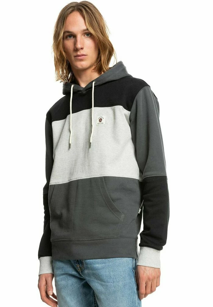 Tout neuf đ Quiksilver CHROMEBLOCK - Sweat à Capuche - Black/grey â€ïž 4 Tout neuf đ Quiksilver CHROMEBLOCK - Sweat à Capuche - Black/grey â€ïž â Image 4