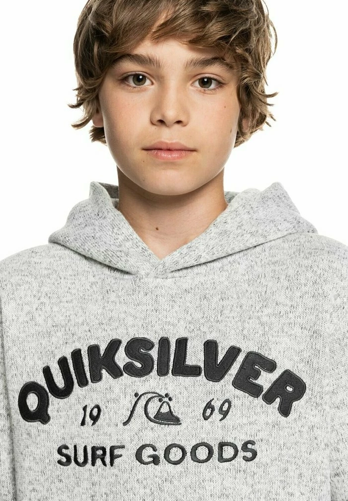 Meilleure affaire ✨ Quiksilver KELLER - Sweat à Capuche - Light Grey Heather 🌟 5 Meilleure affaire ✨ Quiksilver KELLER - Sweat à Capuche - Light Grey Heather 🌟 – Image 5
