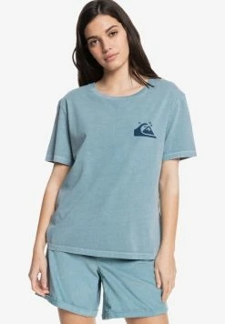 Tout neuf đ„ Quiksilver STANDARD - T-shirt Imprimé - Citadel Blue đ