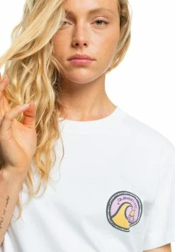 Sortie ❤️ Quiksilver MANCHES COURTES - T-shirt Imprimé - Off-white 🛒 -Quiksilver Soldes Boutique 290db8bfa47d424681d3fe35d7ec2680