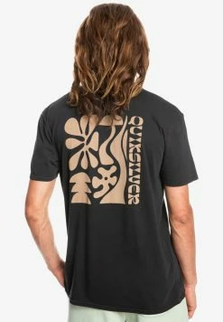 Top 10 🛒 Quiksilver BE STILL MANCHES COURTES - T-shirt Imprimé - Black 🧨 -Quiksilver Soldes Boutique 2b397f985b72428c99588f13928463b6