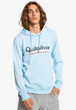 Offres 🤩 Quiksilver Sweat à Capuche - Airy Blue 🎉