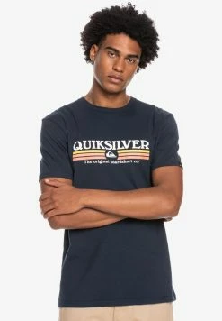 Vente flash 🤩 Quiksilver LINED UP - T-shirt Imprimé - Navy Blazer 👏