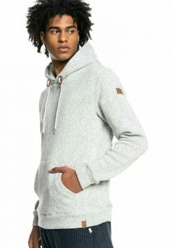 Nouveau 👏 Quiksilver KELLER - Sweat à Capuche - Light Grey Heather ❤️ -Quiksilver Soldes Boutique 2d9f0ed86c284e7a8d7f980c1fa6962c