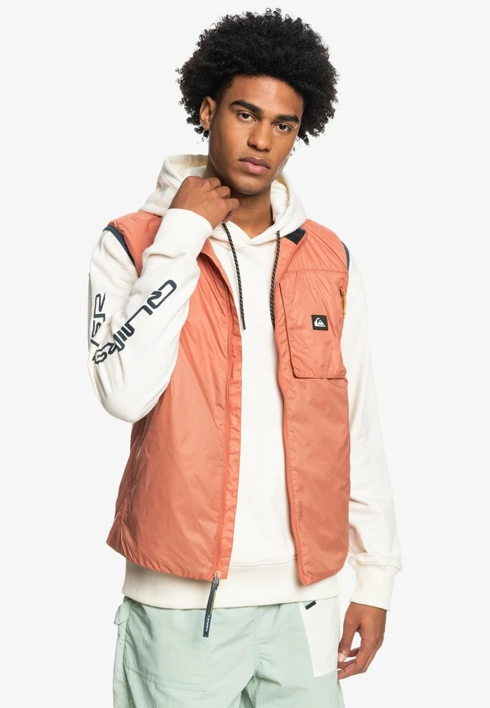 Le moins cher 🎁 Quiksilver UNDER STORY - Veste Sans Manches - Aragon ✨ 1 Le moins cher 🎁 Quiksilver UNDER STORY - Veste Sans Manches - Aragon ✨