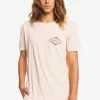 Acheter ⌛ Quiksilver STIR IT UP MANCHES COURTES POUR EQYZ - T-shirt Imprimé - Almond Cream 🔔