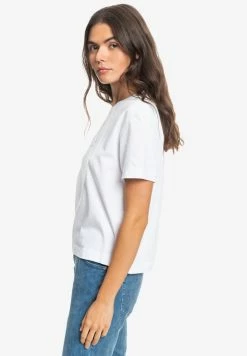 Remise 👍 Quiksilver T-shirt Basique - White 🧨 -Quiksilver Soldes Boutique 3161792a0dc34b90ae5b3ff7ec6a3bcb