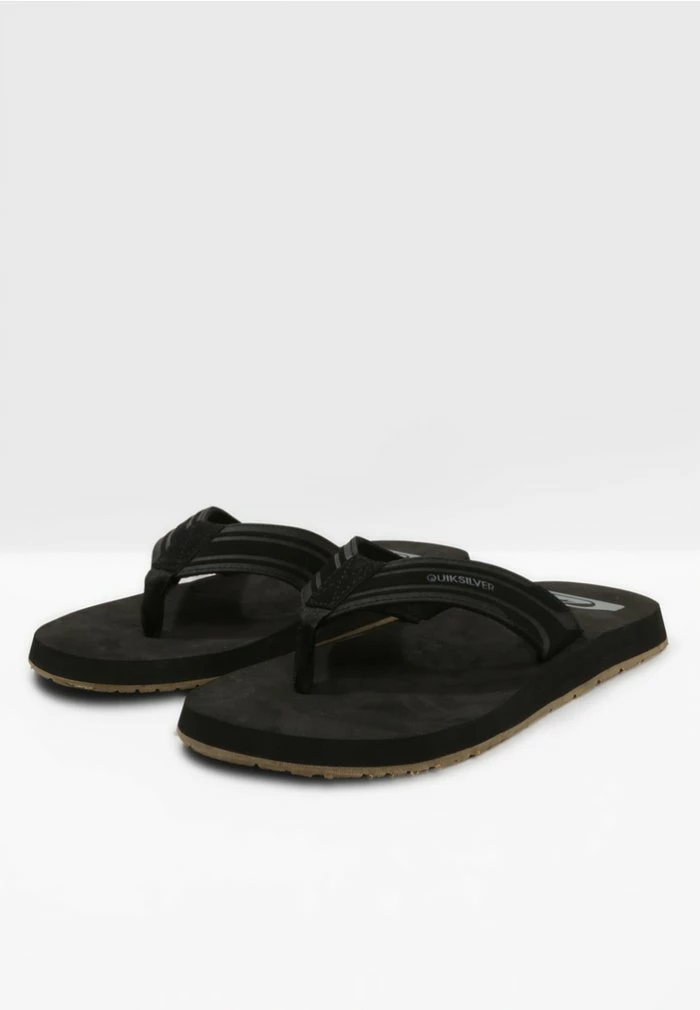 De gros ❤️ Quiksilver Chaussons - Black/black/brown ✨ 3 De gros ❤️ Quiksilver Chaussons - Black/black/brown ✨ – Image 3