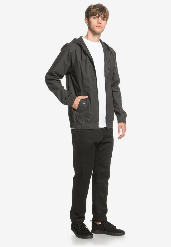 Tout neuf 🛒 Quiksilver BROOKS - Veste Légère - Light Grey 🔔 2 Tout neuf 🛒 Quiksilver BROOKS - Veste Légère - Light Grey 🔔 – Image 2